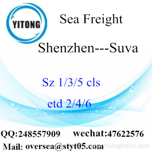 Shenzhen Port LCL Consolidation To Suva